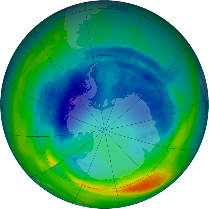 Ozone Map 2002-08-22